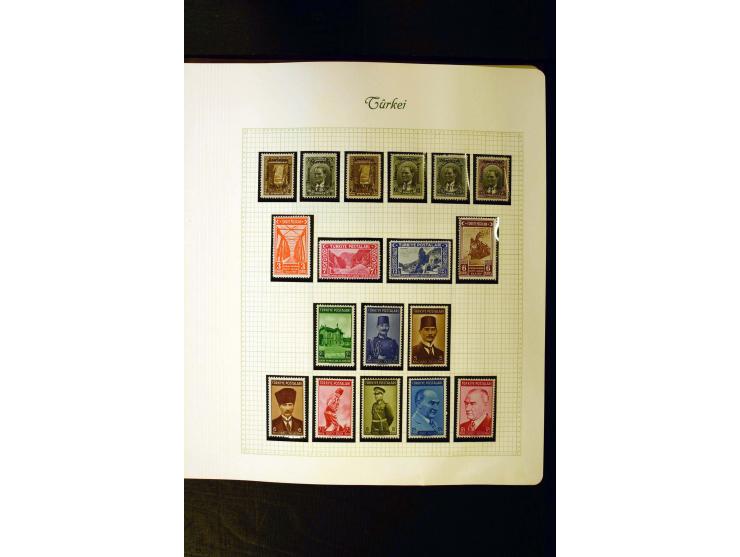 1863/1958, postfrische, ungebrauchte und gestempelte Sammlung mit u.a. Mi.-Nr. 229-45, 799-806, 913-34, 985-99, Porto, Zwangs