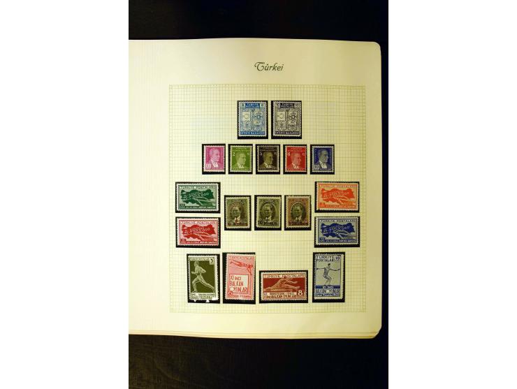 1863/1958, postfrische, ungebrauchte und gestempelte Sammlung mit u.a. Mi.-Nr. 229-45, 799-806, 913-34, 985-99, Porto, Zwangs