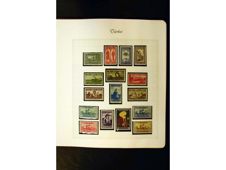 1863/1958, postfrische, ungebrauchte und gestempelte Sammlung mit u.a. Mi.-Nr. 229-45, 799-806, 913-34, 985-99, Porto, Zwangs
