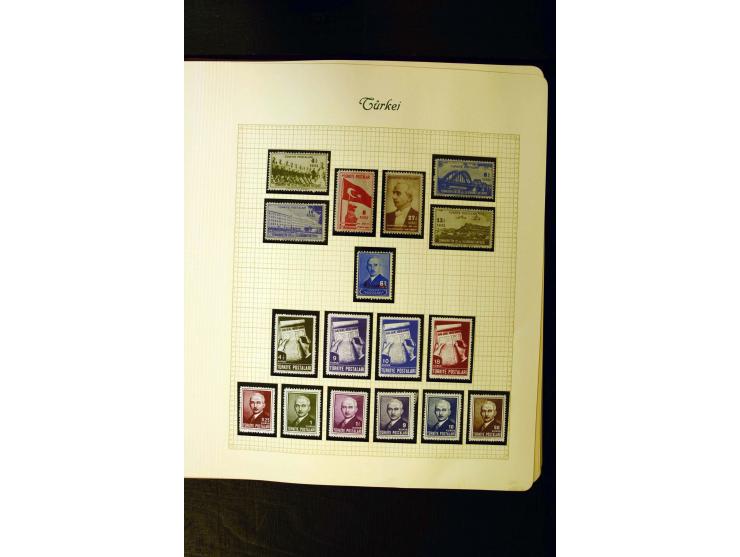 1863/1958, postfrische, ungebrauchte und gestempelte Sammlung mit u.a. Mi.-Nr. 229-45, 799-806, 913-34, 985-99, Porto, Zwangs