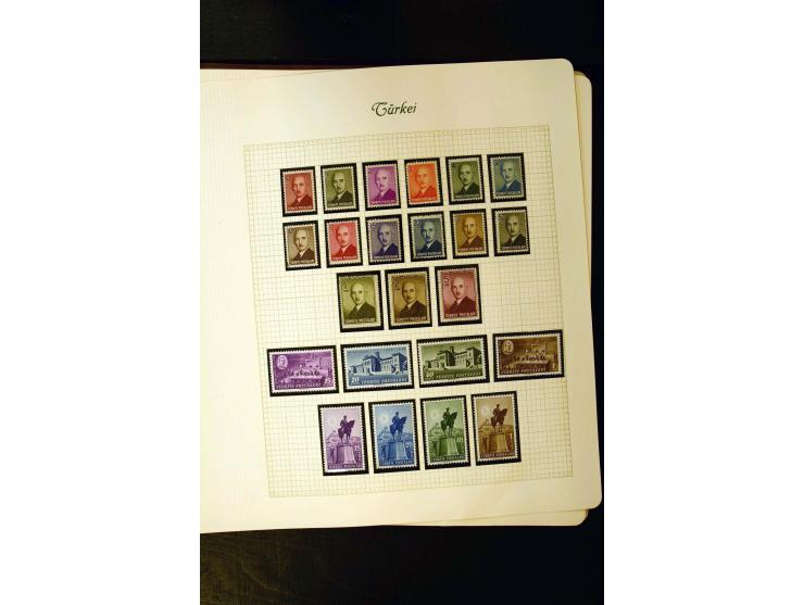 1863/1958, postfrische, ungebrauchte und gestempelte Sammlung mit u.a. Mi.-Nr. 229-45, 799-806, 913-34, 985-99, Porto, Zwangs