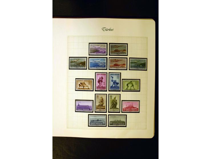 1863/1958, postfrische, ungebrauchte und gestempelte Sammlung mit u.a. Mi.-Nr. 229-45, 799-806, 913-34, 985-99, Porto, Zwangs