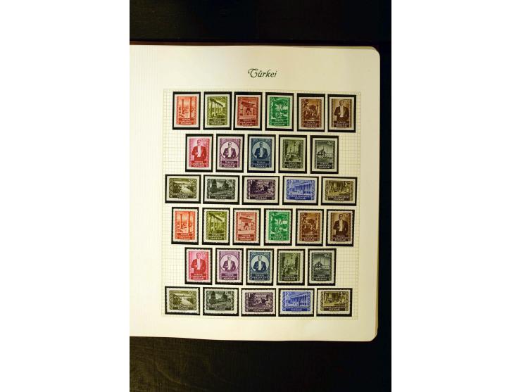 1863/1958, postfrische, ungebrauchte und gestempelte Sammlung mit u.a. Mi.-Nr. 229-45, 799-806, 913-34, 985-99, Porto, Zwangs