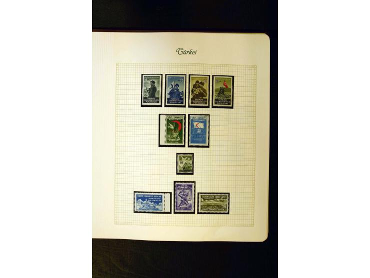 1863/1958, postfrische, ungebrauchte und gestempelte Sammlung mit u.a. Mi.-Nr. 229-45, 799-806, 913-34, 985-99, Porto, Zwangs
