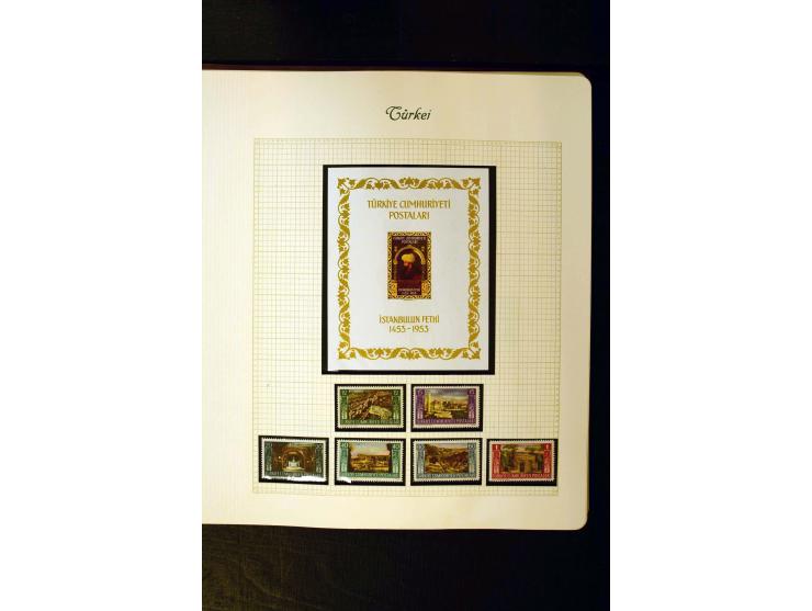 1863/1958, postfrische, ungebrauchte und gestempelte Sammlung mit u.a. Mi.-Nr. 229-45, 799-806, 913-34, 985-99, Porto, Zwangs