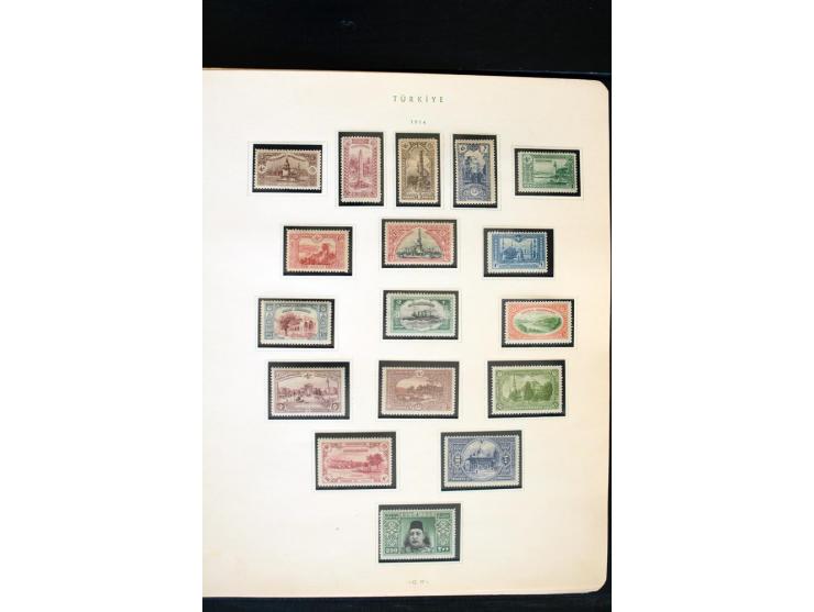 1865/1921, ungebrauchte Sammlung mit vielen besseren Werten und kompletten Ausgaben, u.a. Mi.-Nr. 229-45