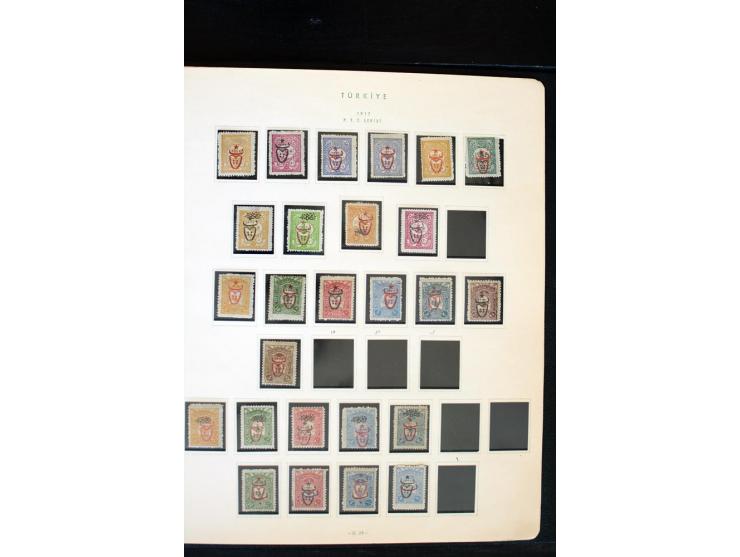 1865/1921, ungebrauchte Sammlung mit vielen besseren Werten und kompletten Ausgaben, u.a. Mi.-Nr. 229-45