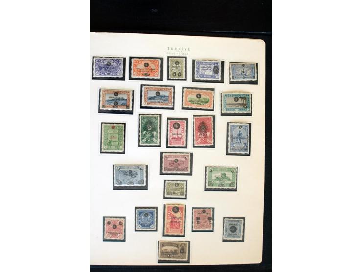 1865/1921, ungebrauchte Sammlung mit vielen besseren Werten und kompletten Ausgaben, u.a. Mi.-Nr. 229-45