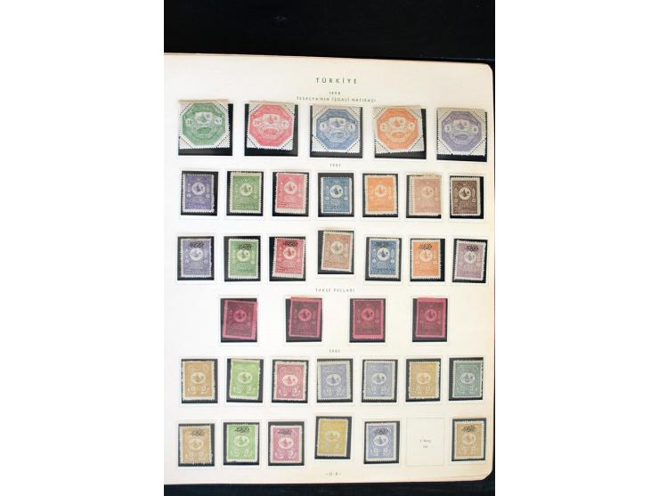 1865/1921, ungebrauchte Sammlung mit vielen besseren Werten und kompletten Ausgaben, u.a. Mi.-Nr. 229-45