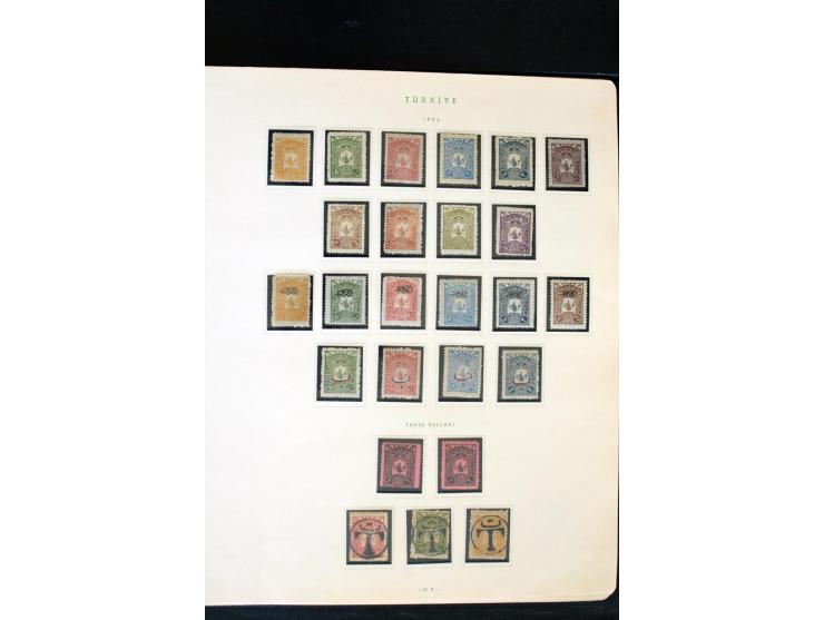 1865/1921, ungebrauchte Sammlung mit vielen besseren Werten und kompletten Ausgaben, u.a. Mi.-Nr. 229-45