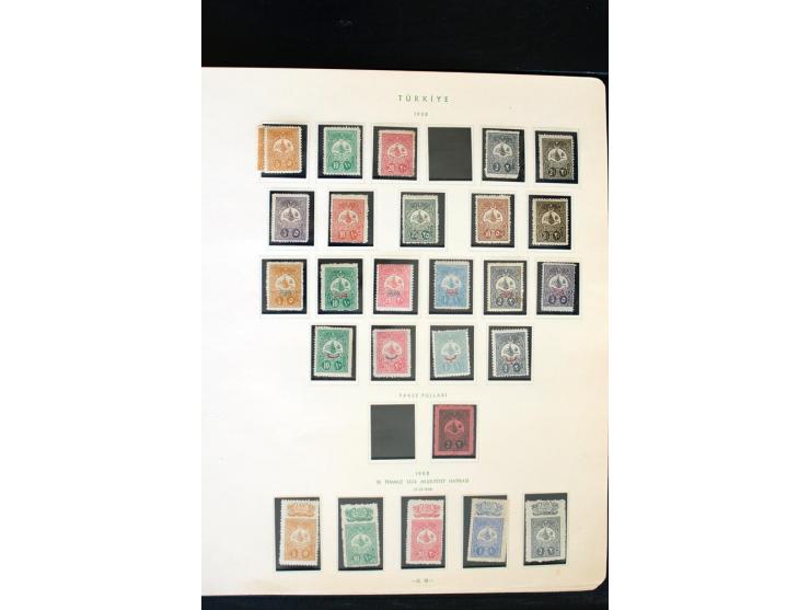 1865/1921, ungebrauchte Sammlung mit vielen besseren Werten und kompletten Ausgaben, u.a. Mi.-Nr. 229-45