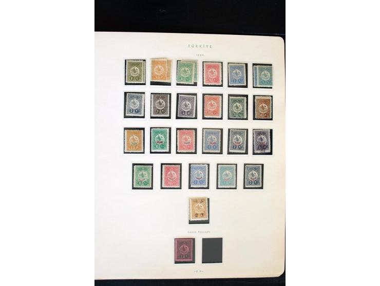 1865/1921, ungebrauchte Sammlung mit vielen besseren Werten und kompletten Ausgaben, u.a. Mi.-Nr. 229-45