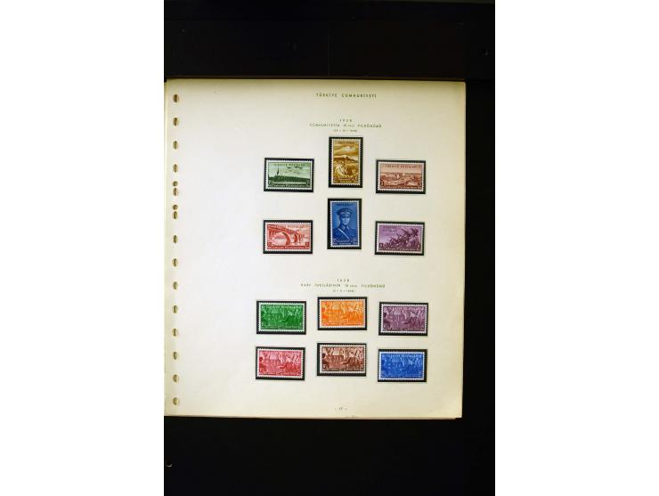 1923/40, ungebrauchte Sammlung mit Mi.-Nr. 799-806, 807-825, 985-999 etc.
