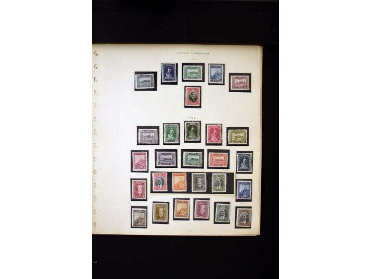 1923/40, ungebrauchte Sammlung mit Mi.-Nr. 799-806, 807-825, 985-999 etc.
