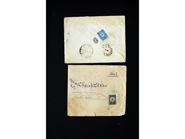 IRAK: 1876/1914, etwa 90 Briefe aus Bagdad, Kerbela und Nedjef Echref nach Persien, dabei Zensur und diverse Portostufen
