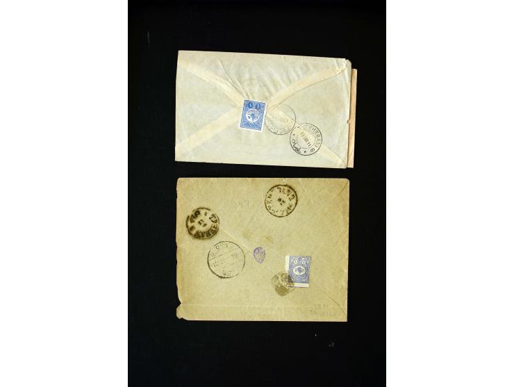 IRAK: 1876/1914, etwa 90 Briefe aus Bagdad, Kerbela und Nedjef Echref nach Persien, dabei Zensur und diverse Portostufen