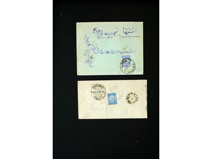 IRAK: 1876/1914, etwa 90 Briefe aus Bagdad, Kerbela und Nedjef Echref nach Persien, dabei Zensur und diverse Portostufen