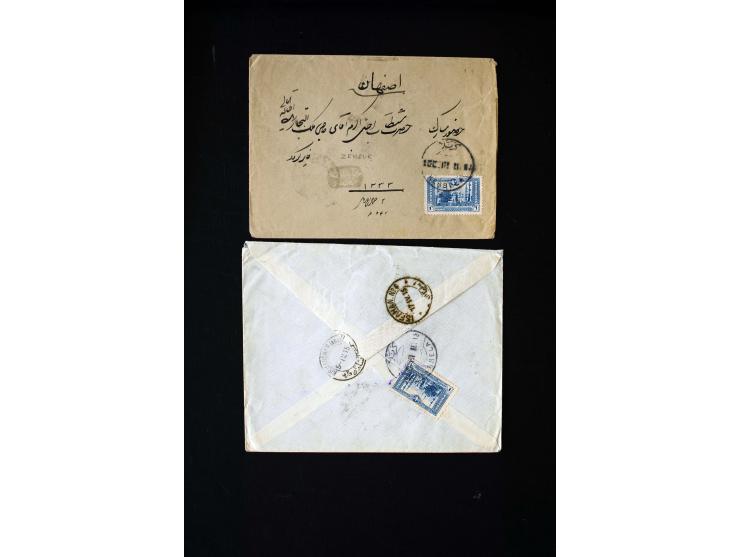 IRAK: 1876/1914, etwa 90 Briefe aus Bagdad, Kerbela und Nedjef Echref nach Persien, dabei Zensur und diverse Portostufen