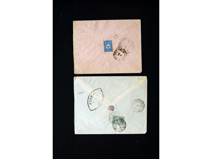 IRAK: 1876/1914, etwa 90 Briefe aus Bagdad, Kerbela und Nedjef Echref nach Persien, dabei Zensur und diverse Portostufen