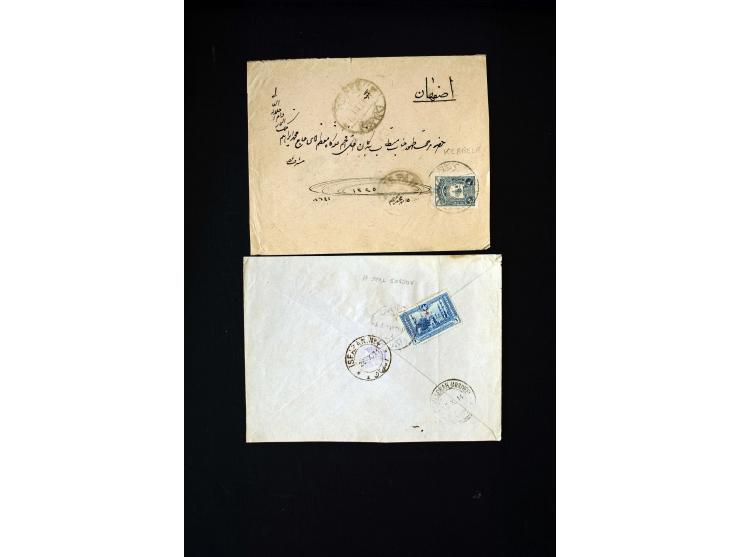 IRAK: 1876/1914, etwa 90 Briefe aus Bagdad, Kerbela und Nedjef Echref nach Persien, dabei Zensur und diverse Portostufen