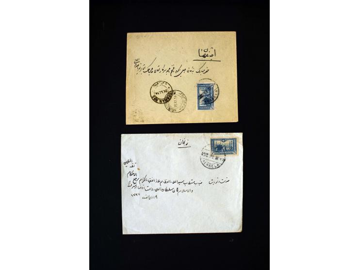 IRAK: 1876/1914, etwa 90 Briefe aus Bagdad, Kerbela und Nedjef Echref nach Persien, dabei Zensur und diverse Portostufen