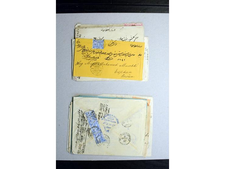 1888/1903, etwa 95 Briefe nach Persien, dabei viele R-Briefe, 2 Briefe mit L1 bzw. hs. "OBESSARENKO", etc.