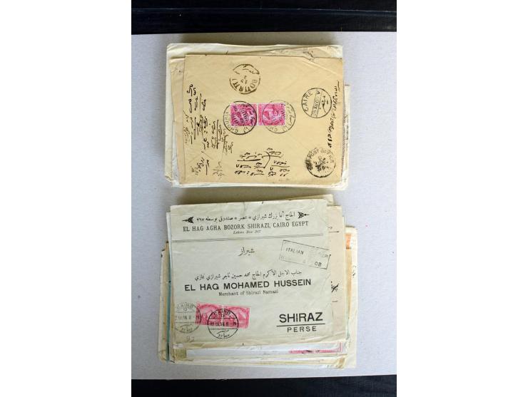 1888/1903, etwa 95 Briefe nach Persien, dabei viele R-Briefe, 2 Briefe mit L1 bzw. hs. "OBESSARENKO", etc.
