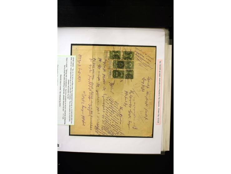1870s/1923 (ca.), The Dr R J Ceresa Exhibit collection of Armenian Fiscal stamps and documents, comprising over 30 documents 