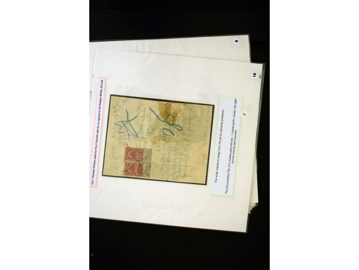 1870s/1923 (ca.), The Dr R J Ceresa Exhibit collection of Armenian Fiscal stamps and documents, comprising over 30 documents 