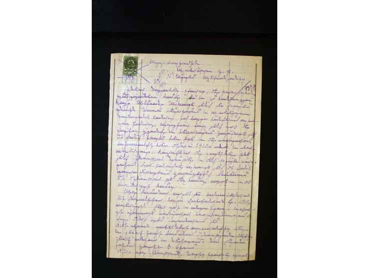 1870s/1923 (ca.), The Dr R J Ceresa Exhibit collection of Armenian Fiscal stamps and documents, comprising over 30 documents 