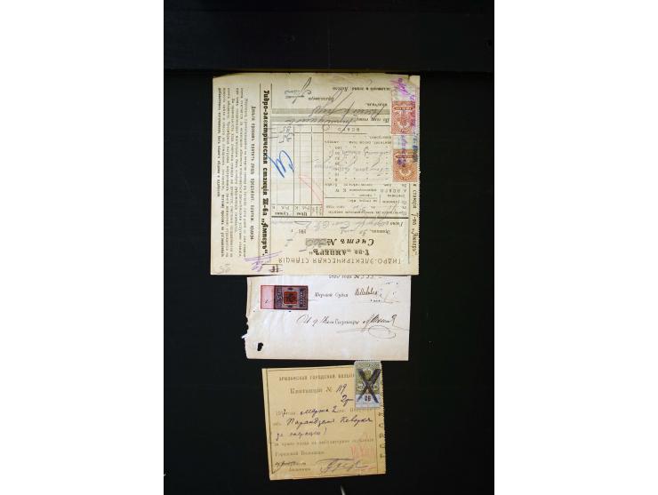 1870s/1923 (ca.), The Dr R J Ceresa Exhibit collection of Armenian Fiscal stamps and documents, comprising over 30 documents 