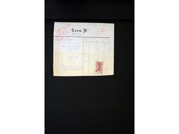 1870s/1923 (ca.), The Dr R J Ceresa Exhibit collection of Armenian Fiscal stamps and documents, comprising over 30 documents 