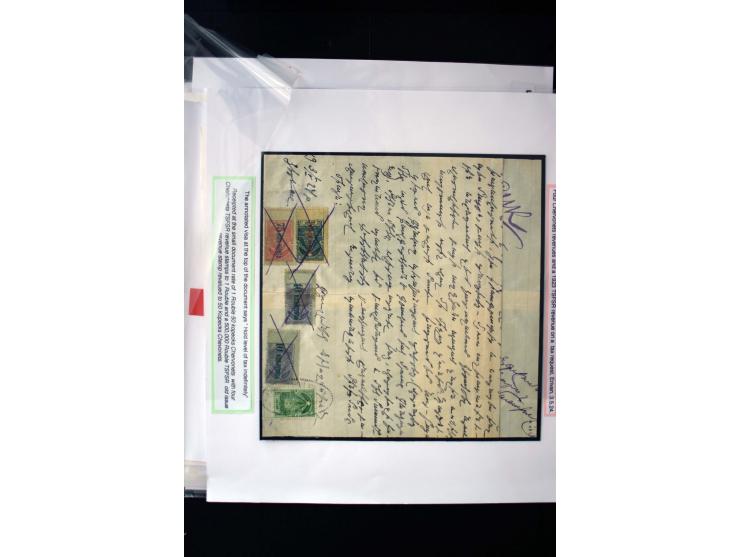 1870s/1923 (ca.), The Dr R J Ceresa Exhibit collection of Armenian Fiscal stamps and documents, comprising over 30 documents 