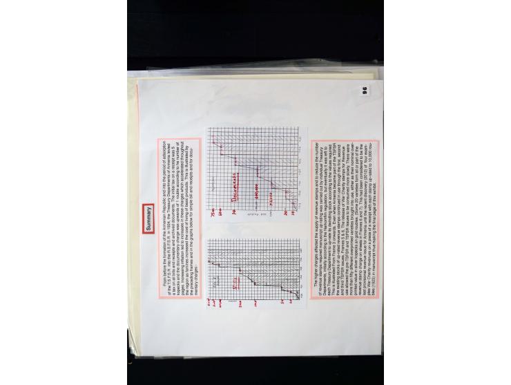 1923/41, The Dr R J Ceresa Exhibit collection of Armenian fiscal stamps and documents, comprising over 60 documents with 1923