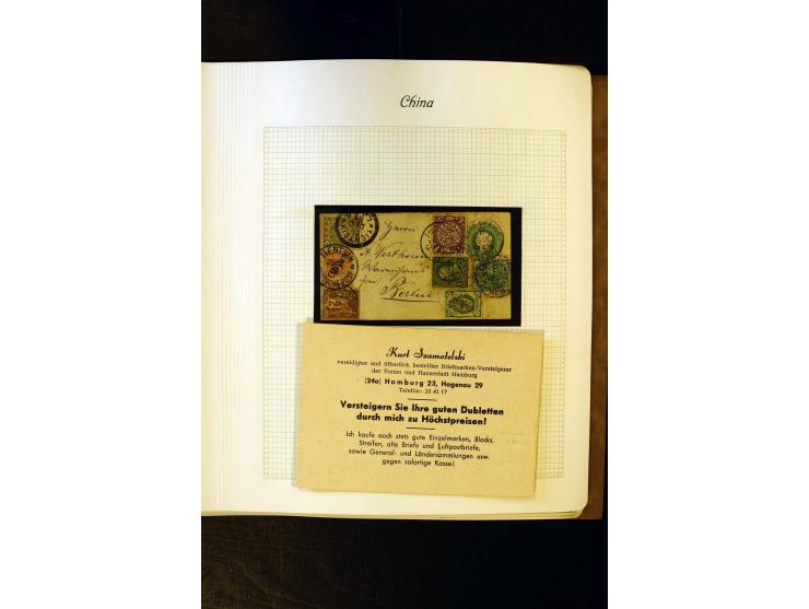 1878/1941, ungebrauchte und gestempelte Sammlung, teils in beiden Erhaltungen gesammelt mit u.a. Mi.-Nr. 1 (4), 2 (6), 3 (3),