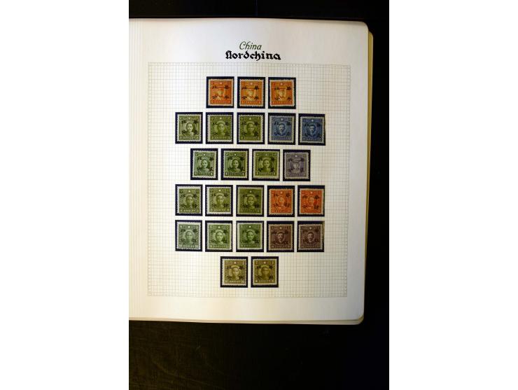 1911/42, ungebrauchte und gestempelte Sammlung mit u.a. Mandschurai Mi.-Nr. 1-20 (2), Yunnen 29-35, 36-44, Post im Tibet 1-11