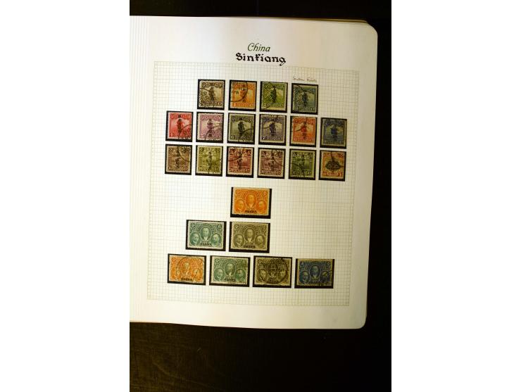 1911/42, ungebrauchte und gestempelte Sammlung mit u.a. Mandschurai Mi.-Nr. 1-20 (2), Yunnen 29-35, 36-44, Post im Tibet 1-11