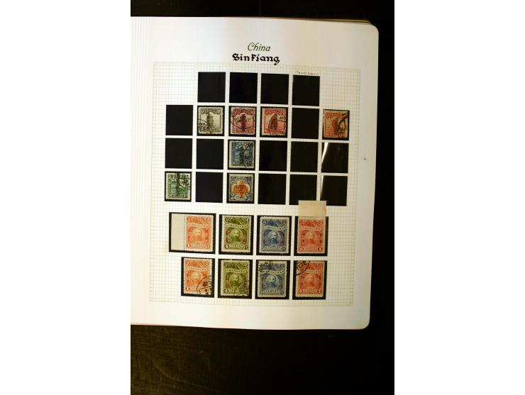 1911/42, ungebrauchte und gestempelte Sammlung mit u.a. Mandschurai Mi.-Nr. 1-20 (2), Yunnen 29-35, 36-44, Post im Tibet 1-11