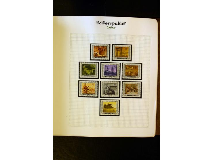 1949/58, postfrische Sammlung mit u.a. Mi.-Nr. 30, 31-34I, 35-48, 60-66, 67-76, Bl.1-6 etc., dazu Bürgerkriegsausgaben mit u.