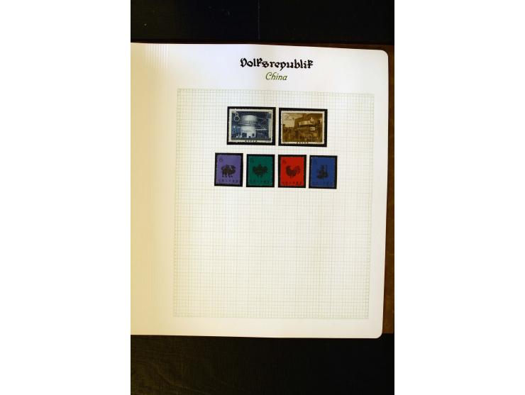 1949/58, postfrische Sammlung mit u.a. Mi.-Nr. 30, 31-34I, 35-48, 60-66, 67-76, Bl.1-6 etc., dazu Bürgerkriegsausgaben mit u.