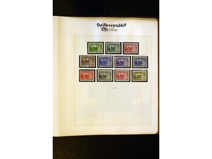 1949/58, postfrische Sammlung mit u.a. Mi.-Nr. 30, 31-34I, 35-48, 60-66, 67-76, Bl.1-6 etc., dazu Bürgerkriegsausgaben mit u.