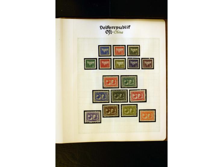 1949/58, postfrische Sammlung mit u.a. Mi.-Nr. 30, 31-34I, 35-48, 60-66, 67-76, Bl.1-6 etc., dazu Bürgerkriegsausgaben mit u.