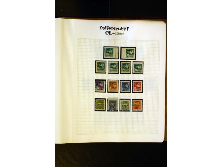 1949/58, postfrische Sammlung mit u.a. Mi.-Nr. 30, 31-34I, 35-48, 60-66, 67-76, Bl.1-6 etc., dazu Bürgerkriegsausgaben mit u.