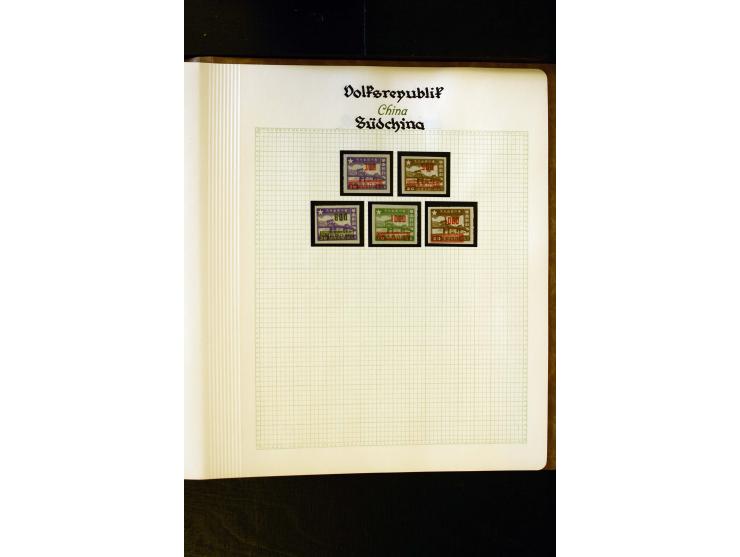 1949/58, postfrische Sammlung mit u.a. Mi.-Nr. 30, 31-34I, 35-48, 60-66, 67-76, Bl.1-6 etc., dazu Bürgerkriegsausgaben mit u.