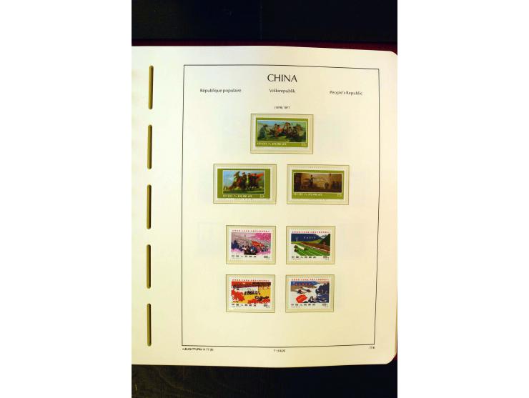 1975/86, postfrische Sammlung mit u.a. Mi.-Nr. 1594, Bl.11-24 etc.