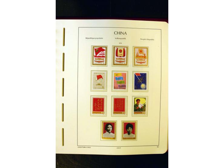 1975/86, postfrische Sammlung mit u.a. Mi.-Nr. 1594, Bl.11-24 etc.