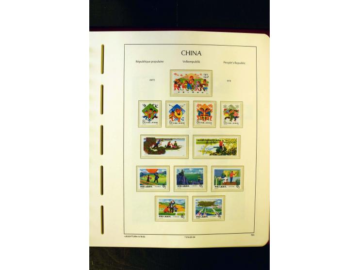 1975/86, postfrische Sammlung mit u.a. Mi.-Nr. 1594, Bl.11-24 etc.