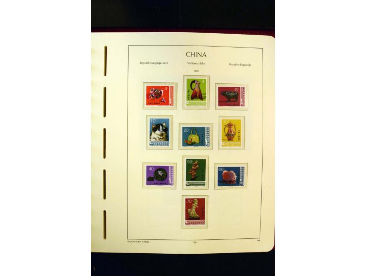 1975/86, postfrische Sammlung mit u.a. Mi.-Nr. 1594, Bl.11-24 etc.