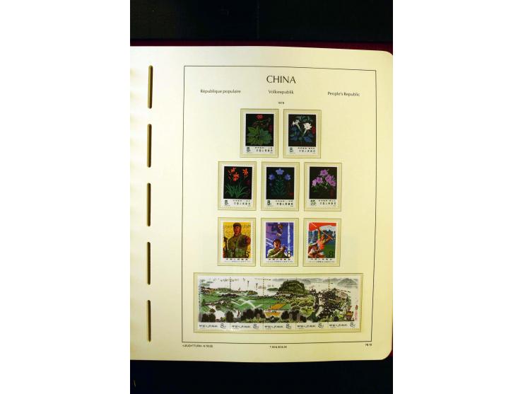 1975/86, postfrische Sammlung mit u.a. Mi.-Nr. 1594, Bl.11-24 etc.