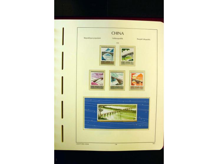 1975/86, postfrische Sammlung mit u.a. Mi.-Nr. 1594, Bl.11-24 etc.